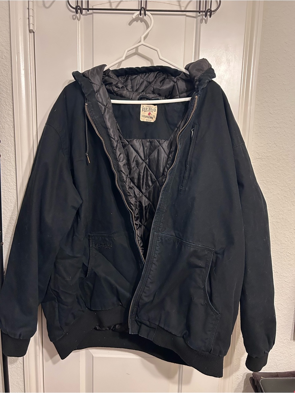 Red Head Brand Co Black Heavy Insulated Jacket
